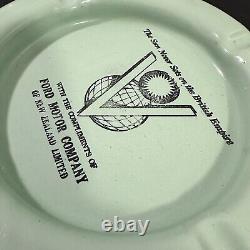 VTG Ford Motor Company Ashtray New Zealand Sun Never Sets On British Empire WW2