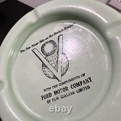 VTG Ford Motor Company Ashtray New Zealand Sun Never Sets On British Empire WW2