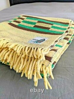 VTG Manatunga New Zealand Wool Geometric Aztec Western MCM Blanket 69 x 57