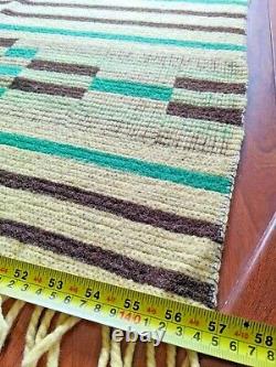 VTG Manatunga New Zealand Wool Geometric Aztec Western MCM Blanket 69 x 57