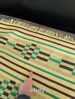 VTG Manatunga New Zealand Wool Geometric Aztec Western MCM Blanket 69 x 57