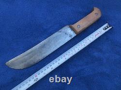 Very Rare Original Ww2 New Zealand Heavy Knife Military Dagger And Scabbard