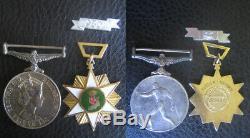 Vietnam War Medal Pair New Zealand Army