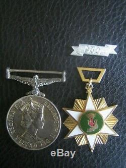 Vietnam War Medal Pair New Zealand Army