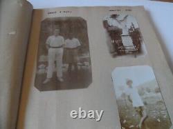 Vintage 1920s Photographs Album Soldiers Family Ceylon New Zealand Sierre Leone