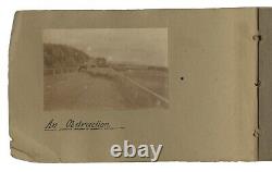 Vintage 1923 Photo Album Early Automobile Car Trip Along New Zealand Coast