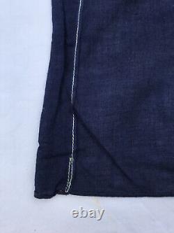 Vintage 1953 New Zealand Ensign Flag & Pole QEII Coronation Cotton Flag 34 86cm