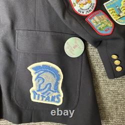 Vintage 1980s Youth Exchange Student Jacket Patch Collection Blazer New Zealand