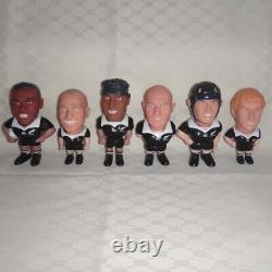 Vintage 1998 New Zealand All Blacks Collectable Caltex Figures Set Of 6