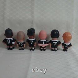 Vintage 1998 New Zealand All Blacks Collectable Caltex Figures Set Of 6