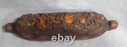 Vintage Allan Davey Maori Resin Carved Feather Box New Zealand 14