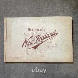 Vintage Beautiful New Zealand Photography Book Scenic Paradise Wildman & Arey