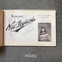 Vintage Beautiful New Zealand Photography Book Scenic Paradise Wildman & Arey