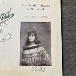 Vintage Beautiful New Zealand Photography Book Scenic Paradise Wildman & Arey
