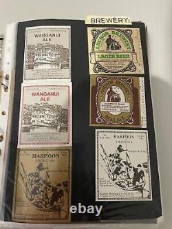 Vintage Beer Label Album New Zealand Approx 750 Various Brewery Labels
