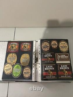 Vintage Beer Label Album New Zealand Approx 750 Various Brewery Labels