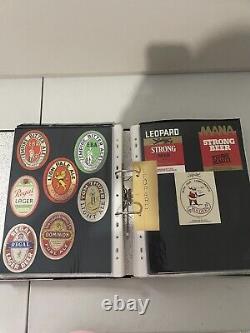 Vintage Beer Label Album New Zealand Approx 750 Various Brewery Labels