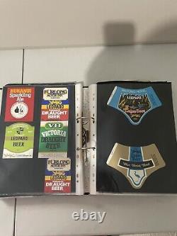 Vintage Beer Label Album New Zealand Approx 750 Various Brewery Labels