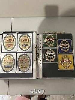 Vintage Beer Label Album New Zealand Approx 750 Various Brewery Labels