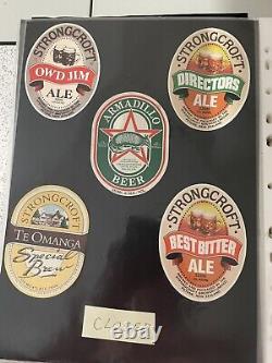 Vintage Beer Label Album New Zealand Approx 750 Various Brewery Labels