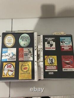 Vintage Beer Label Album New Zealand Approx 750 Various Brewery Labels