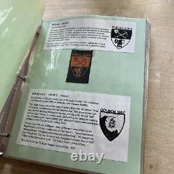 Vintage Boy Scouts Of New Zealand Scouts Districts Binder Of Patches. 86 Patches