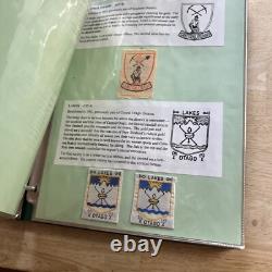 Vintage Boy Scouts Of New Zealand Scouts Districts Binder Of Patches. 86 Patches
