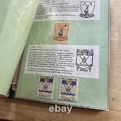 Vintage Boy Scouts Of New Zealand Scouts Districts Binder Of Patches. 86 Patches