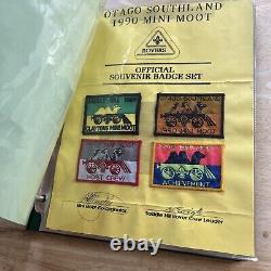 Vintage Boy Scouts Of New Zealand Scouts Districts Binder Of Patches. 86 Patches
