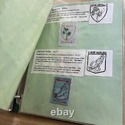 Vintage Boy Scouts Of New Zealand Scouts Districts Binder Of Patches. 86 Patches