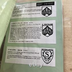 Vintage Boy Scouts Of New Zealand Scouts Districts Binder Of Patches. 86 Patches