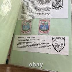 Vintage Boy Scouts Of New Zealand Scouts Districts Binder Of Patches. 86 Patches