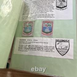 Vintage Boy Scouts Of New Zealand Scouts Districts Binder Of Patches. 86 Patches