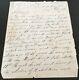 Vintage Heartfelt Letter 1848 58th Regiment Ireland New Zealand Wars Interest