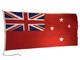 Vintage Large New Zealand Union Jack Flag Organic Textile Art Decor