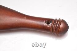 Vintage Maori Dance Paddle War Club Hand Carved Wooden New Zealand Tribal Art