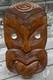 Vintage Maori Face Mask Carving Tribal Wall Art New Zealand Large 15X8