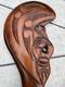 Vintage Maori Wahaika Club 12 Carved Wood with Paua Shell Inlay New Zealand