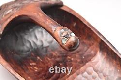 Vintage Maori Wood Carved New Zealand Canoe Bailer Water Scoop Tribal
