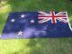 Vintage New Zealand Flag George Tutill Ltd Panel Stitched Wool 6ft x 3ft