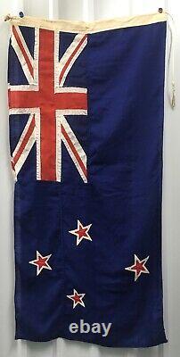 Vintage New Zealand Flag Made by Hutcheson, Wilson & Co. LTD Wellington