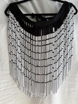 Vintage New Zealand Maori Piu Piu Ceremonial Skirt Flax Kilt Hand Made sz. L