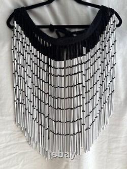 Vintage New Zealand Maori Piu Piu Ceremonial Skirt Flax Kilt Hand Made sz. L