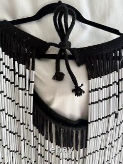 Vintage New Zealand Maori Piu Piu Ceremonial Skirt Flax Kilt Hand Made sz. L
