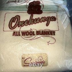 Vintage New Zealand Wool Blanket- Princess Aircell Onehunga Woolen Mills- 84x70