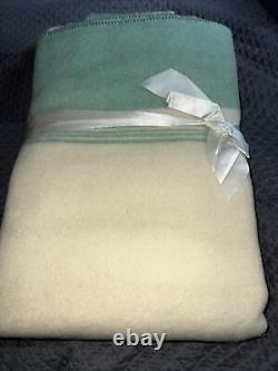 Vintage New Zealand Wool Blanket- Princess Aircell Onehunga Woolen Mills- 84x70