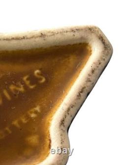 Vintage Parker Pottery Lincoln Wine Brown Bottle New Zealand Maori Rare No Top