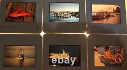 Vintage Photo Slides Lot Of 900+st Kitts/hawaii/new Zealand/australia/belize+