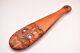 Vintage RARE NEW ZEALAND MAORI TRIBE WARRIOR CARVED WOOD & ABALONE PADDLE CLUB