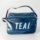 Vintage TEAL Airline Shoulder Bag c1950s-60s Air New Zealand Precursor